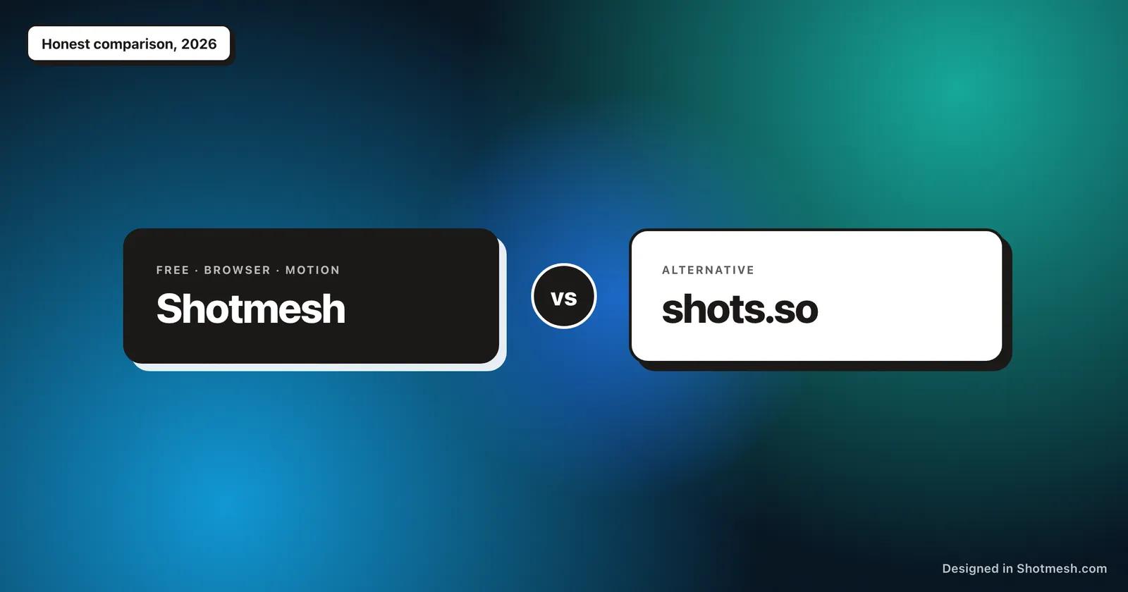 Shotmesh compared with shots.so